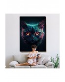 Savaşçı Kedi Tablosu-7900