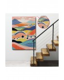 Pastel Tonlardaki Minimalist Tablo-7670