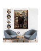 Çerçeveli Sovyet Lideri Vladimir Lenin Tablo-7973