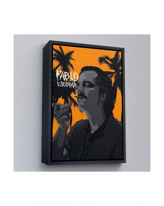 Çerçeveli Pablo Escobar Tablosu-7801