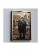 Çerçeveli Sovyet Lideri Vladimir Lenin Tablo-7973