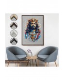 Çerçeveli Hz İsa Tablosu - Jesus-7927
