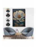 Çerçeveli Dekoratif Çiçek Tablosu-7626