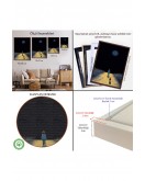 Çerçeveli Ay Işığına Yürüyen Çocuk Ve Dostu Tablo-7534