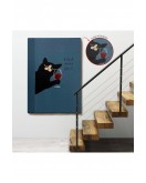 Çerçeveli Fuck That Shit Kedi Tablosu-7941
