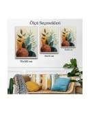 Çerçeveli İskandinav Tarzı Soft Çiiçekler Tablo-7590