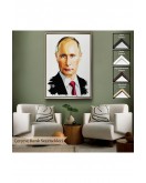 Çerçeveli Vladimir Putin - Rusya Devlet Başkanı Tablosu-7958