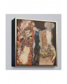 Çerçeveli Gustav Klimt - Die Braut Unvollende Tablosu-8339