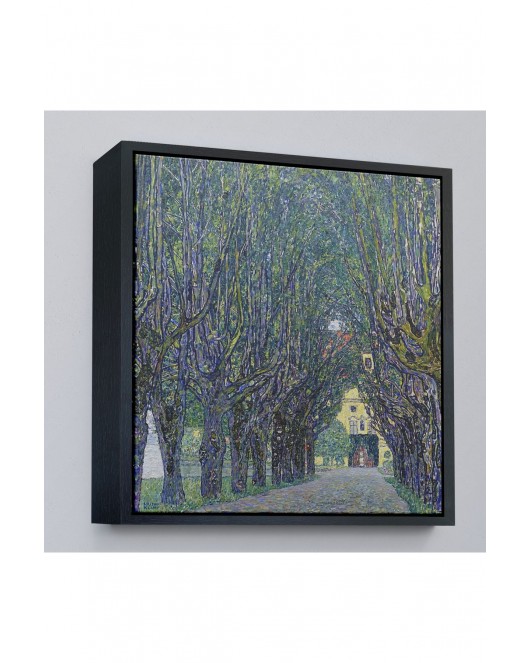 Çerçeveli Allee At Schloss Kammer, Gustav Klimt Tablosu-8342