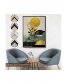 Çerçeveli Renkli Soyut Tablo-8015