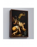 Çerçeveli Caravaggio - Aziz Petrus'Un Çarmıha Gerilmesi Tablosu - Crucifixion Of Saint Peter-8106