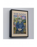 Çerçeveli Vincent Van Gogh - Bildnis'İn Babası Tanguy Tablo-8050