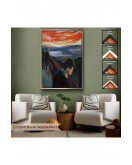 Çerçeveli Edvard Munch - Çaresizlik Tablosu - Despair-8108