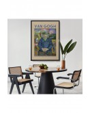 Çerçeveli Vincent Van Gogh - Bildnis'İn Babası Tanguy Tablo-8050