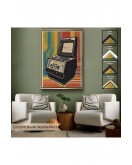 Çerçeveli Atari Vintage Klasik Model Tablosu-8068