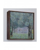 Çerçeveli Gustav Klimt'İn Avusturya'Daki Çiftlik Evi Tablosu-8343