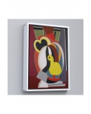 Çerçeveli Auguste Herbin - Soyut Sanat Kompozisyon Tablosu-8102