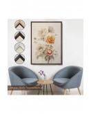 Çerçeveli Soft Çiçekler Tablo-8035