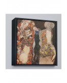 Çerçeveli Gustav Klimt - Die Braut Unvollende Tablosu-8339