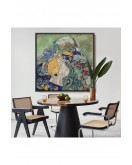 Çerçeveli Gustav Klimt Baby Cradle - Bebek Beşiği Tablosu-8313