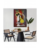 Çerçeveli Auguste Herbin - Soyut Sanat Kompozisyon Tablosu-8102