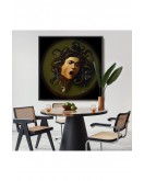 Çerçeveli Caravaggio - Medusa Tablosu-8350
