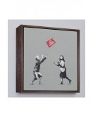 Çerçeveli Banksy No Ball Games Tablosu-8352