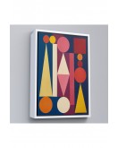 Çerçeveli Auguste Herbin - Dimanche Tablo-8111