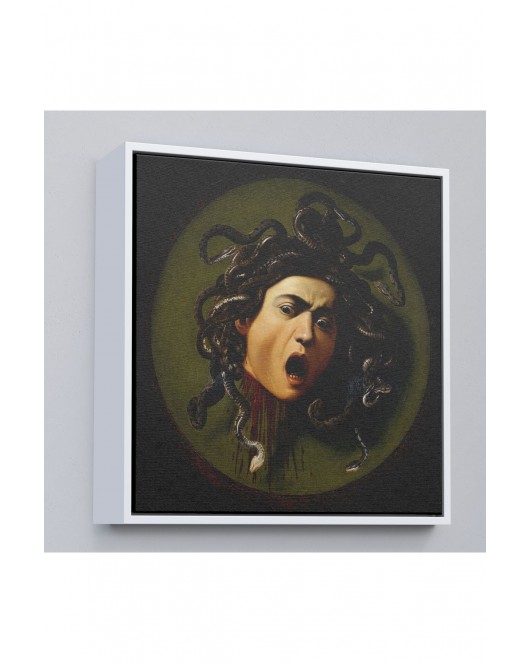 Çerçeveli Caravaggio - Medusa Tablosu-8350