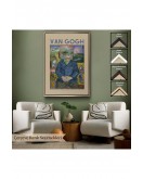 Çerçeveli Vincent Van Gogh - Bildnis'İn Babası Tanguy Tablo-8050