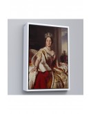 Çerçeveli Franz Xaver Winterhalter - Kraliçe Victoria Tablosu - Queen Victoria-8038