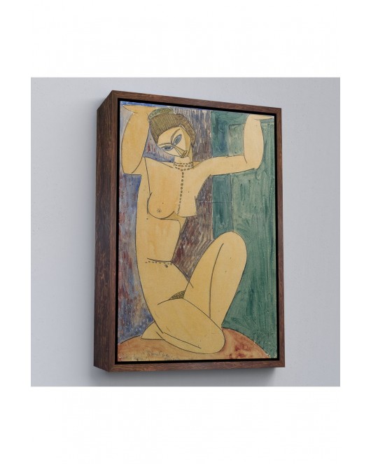 Çerçeveli Amedeo Modigliani - Cariatide Tablo-8089