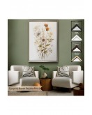 Çerçeveli Soft Çiçekler Tablosu-8040