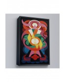 Çerçeveli Auguste Herbin - Soyut Sanat Kompozisyon Tablosu-8100