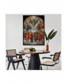 Çerçeveli Albrecht Dürer - Üçlü Birliğin Hayranlığı Tablo - Adoration Of The Trinity-8054