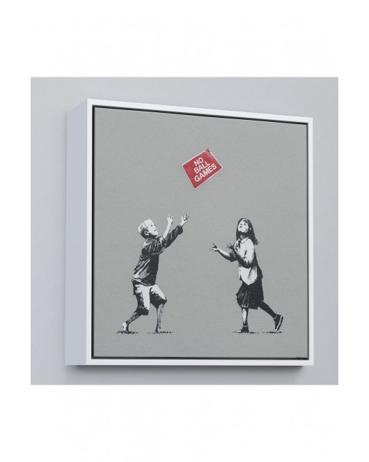 Çerçeveli Banksy No Ball Games Tablosu-8352