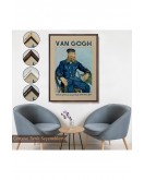 Çerçeveli Vincent Van Gogh – Postacı Joseph Roulin’İn Portresi Tablo-8051