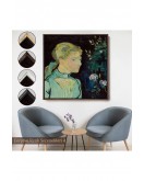 Çerçeveli Vincent Van Gogh - Adeline Ravoux Tablo-8361