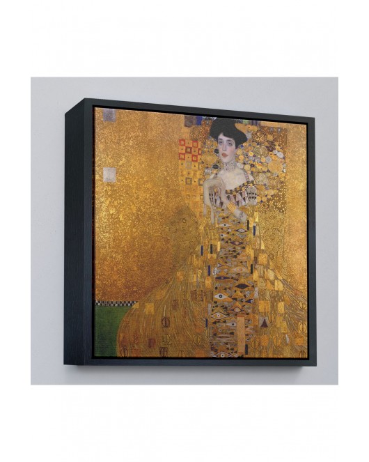 Çerçeveli Gustav Klimt Adele Bloch'Un Altın Kadın Tablosu-8324