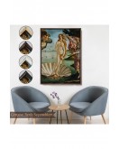 Çerçeveli Sandro Botticelli, Venüs'Ün Doğuşu Tablosu - The Birth Of Venus-8109