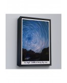 Çerçeveli Vincent Van Gogh - Parlak Yıldızlı Gökyüzü Tablo - Brillant Starry Sky-8049