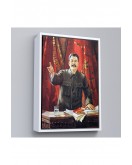 Çerçeveli Joseph Stalin Rusya Ve Sovyetler Birliği Sscb Tablo-7697
