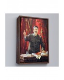 Çerçeveli Joseph Stalin Rusya Ve Sovyetler Birliği Sscb Tablo-7697