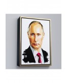Çerçeveli Vladimir Putin - Rusya Devlet Başkanı Tablosu-7958