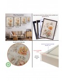 Çerçeveli Soft Çiçekler Tablo-8035