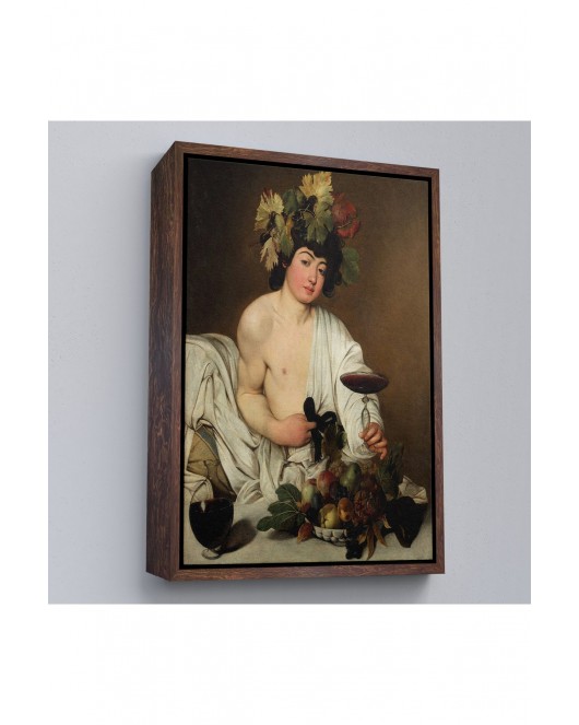 Çerçeveli Caravaggio - Bacchus Tablo-8074