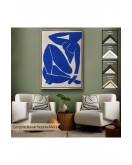 Çerçeveli Henri Matisse - Blue Nude Tablo-8082