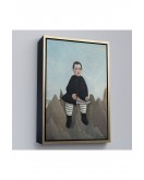 Çerçeveli Henri Rousseau - Kayaların Üzerindeki Çocuk Tablosu - Boy On The Rocks-8083