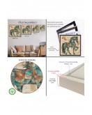Çerçeveli Picasso Tarzı Renkli Tablosu-8301