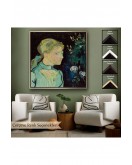 Çerçeveli Vincent Van Gogh - Adeline Ravoux Tablo-8361